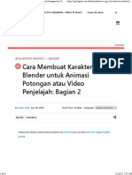 Cara Membuat Karakter 2D Di Blender Untuk Animasi Potongan Atau Video Penjelajah Bagian 2