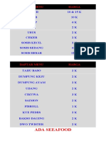 Daftar Menu