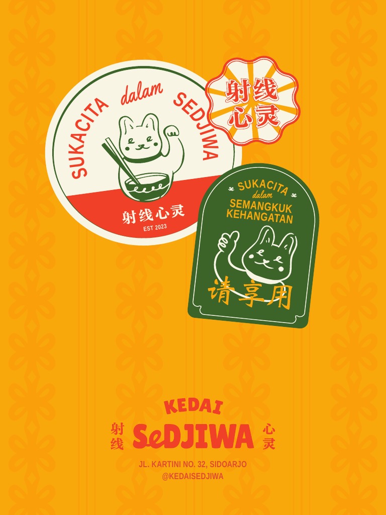 Kedai sedjiwa menu 2023 pdf