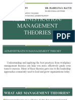 Bellido Administration-Management Theories 1