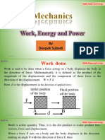 Work, Energy and Power