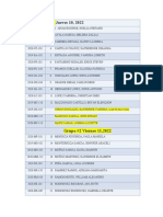 Distribución de Grupos - Semipresencial Oral Production