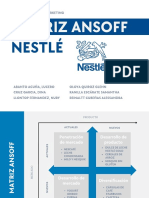 Matriz Ansoff Nestle