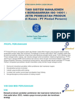 Implementasi Sistem Manajemen Lingkungan Berdasarkan Iso 14001: 2015 Di Industri Pembuatan Produk MILITER (Studi Kasus: PT Pindad Persero)