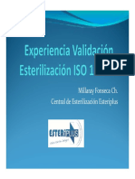 Experiencia Validacion Esterilizacion ISO 16775