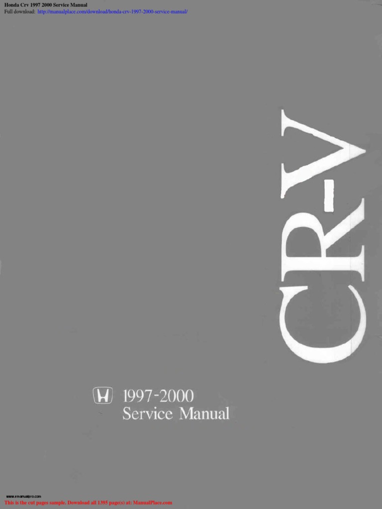 2020 HONDA CR V SERVICE MANUAL PDF FREE DOWNLOAD visual data 4