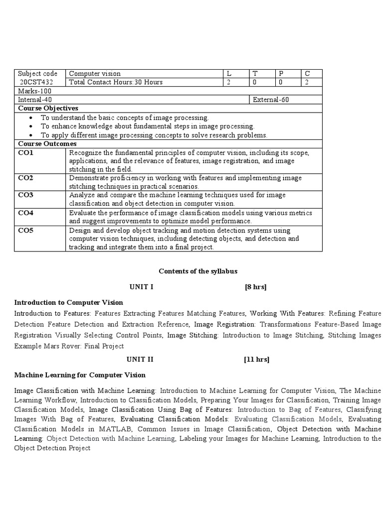 COMPUTER VISION ENGINEERING intelligence overview