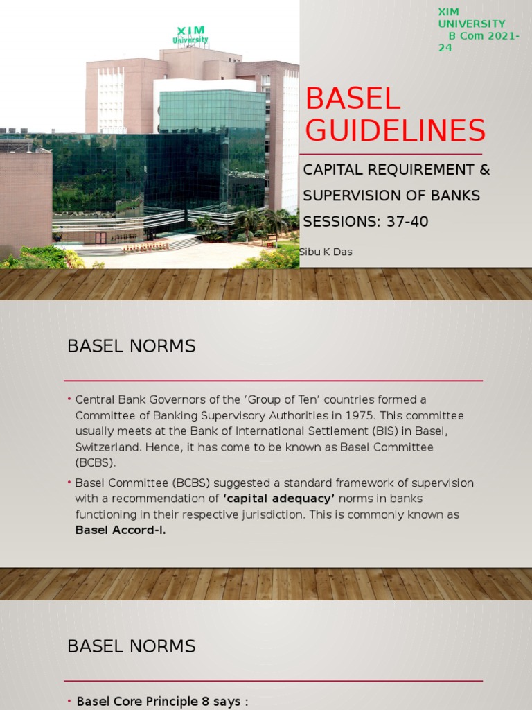 Basel PDF Basel Ii Capital Requirement