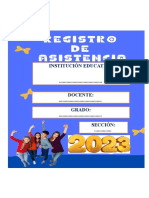 Registro Asistencia 2022 Secundaria