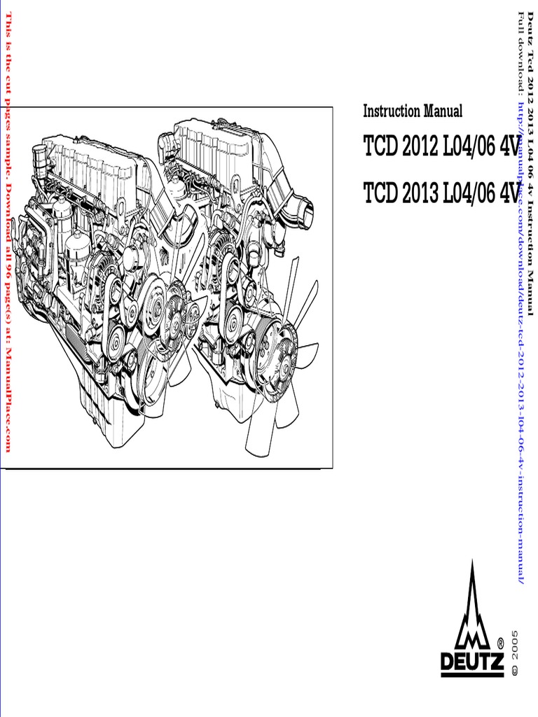DEUTZ TCD 2013 L04 2V WORKSHOP MANUAL PDF visual data 4