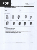 NADRA Fingerprint Acquisition Form | PDF