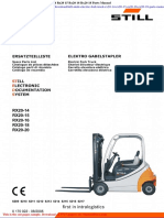 Still Steds Electric Fork Truck Rx20 14 Rx20 15 Rx20 16 Rx20 18 Parts Manual