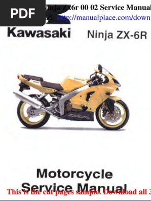Kawasaki Ninja ZX6R 00-02 Manual PDF | PDF | Computers | History