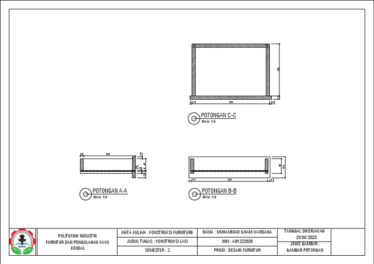 09.M Ilham W Potongan Laci | PDF