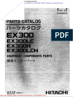 Hitachi Ex300 300lc 300h LCH Equipment Components Parts