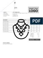 Jewellery Invoice With GST