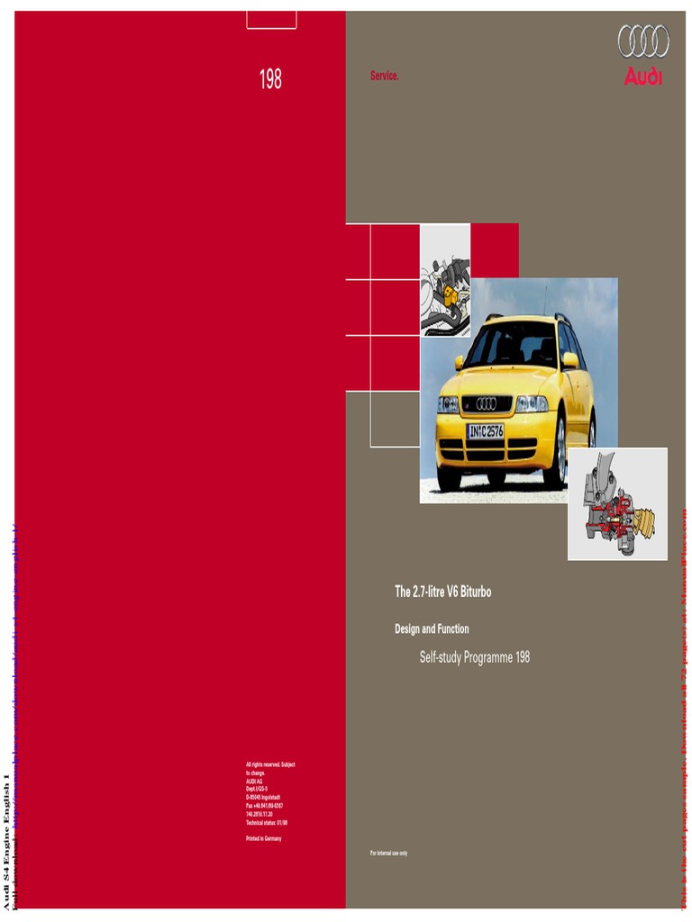 Audi s4 Engine English 1 | PDF | Internal Combustion Engine ...