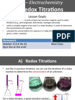 5.7 Redox Titrations