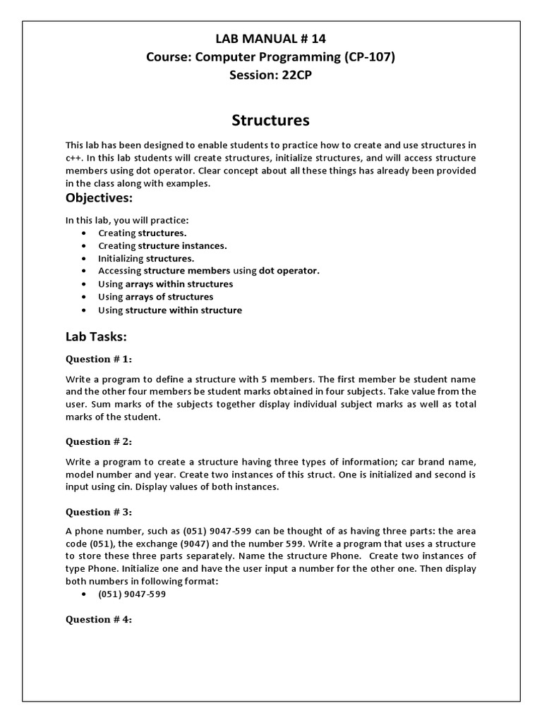 C lab 14 pdf