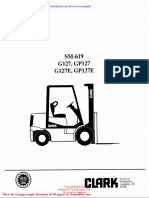 Clark SM 619 Service Manual