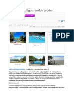 A Magyarországi Strandok Csodái