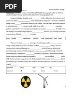 Instructions: Choose The Correct Word To Fill in Each Blank in The Paragraphs Below To Reinforce