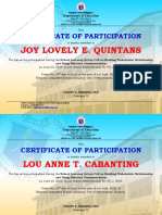 Certificate Participation Kinder Als Sped