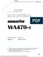 Komatsu Wheel Loaders Wa470 1 Shop Manual