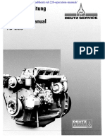 Deutz TD 226 Operation Manual