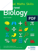 Essential Maths Skills For ASA Level Biology (Dan Foulder)