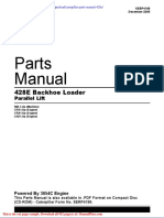 Caterpillar Parts Manual 428e