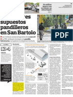 Tres supuestos pandilleros asesinados en San Bartolo