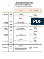 Jadwal Lanjutan Agenda Kerja Pansus Iv DPRD (LPPL Radio)