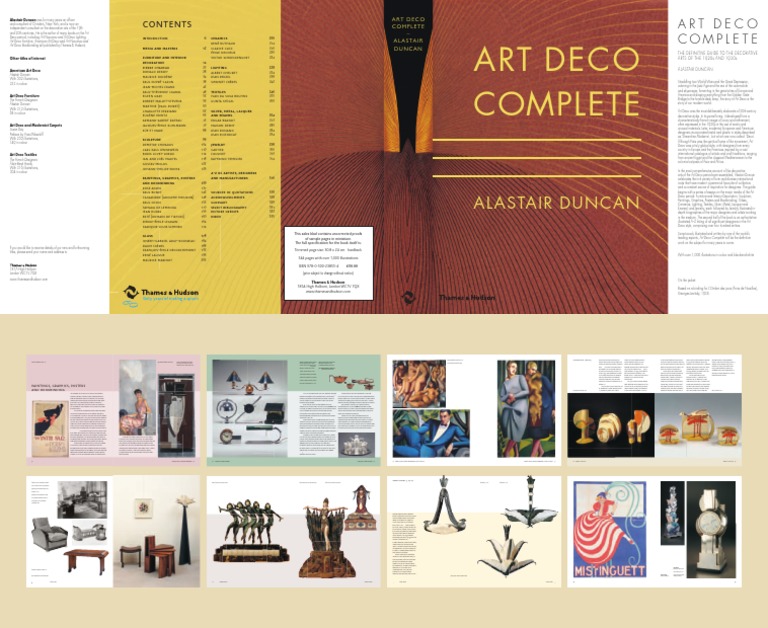 ART DECO COMPLETE ALASTAIR DUNCAN Contents PDF Art Deco