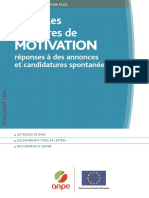 Exemples de Lettres de MOTIVATION FrenchPDF