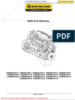 New Holland Engine F4dfe F4hfe Tier4 4 6 Cylinders en Service Manual