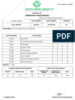 Semester Grade Report: Date:-24.06.2023, 07:52:39 PM