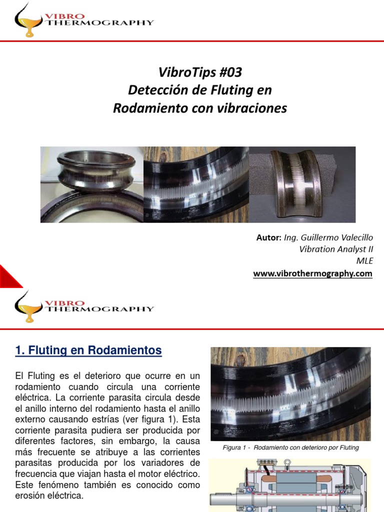 Detección de Fluting en Rodamientos | PDF | Frecuencia | Bienes ...