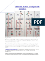 Electrical Distribution System Arrangements Explained