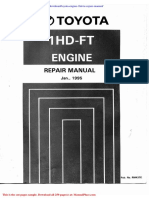 Toyota Engine 1hd Te Repair Manual