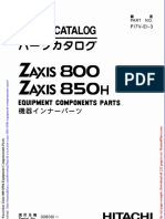 Hitachi Excavator Zaxis 800 850h Equipment Componenents Parts