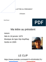 Musique 3C Ma Lettre Au President