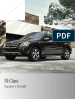 Mercedes Benz M Class Operators Manual 2011