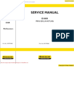 New Holland Excavator E18sr en Service Manual