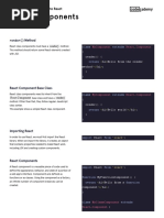 Introduction To React - React Components Cheatsheet - Codecademy