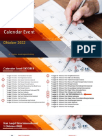 Calendar Event Oktober 2022