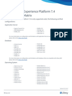 Liferay DXP 7.4 Compatibility Matrix