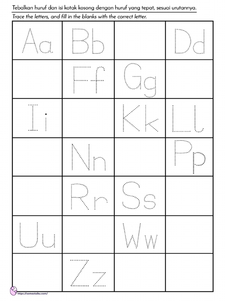 Melengkapi Urutan Huruf Besar Dan Kecil Pdf