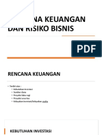 Rencana Keuangan Dan Risiko Bisnis