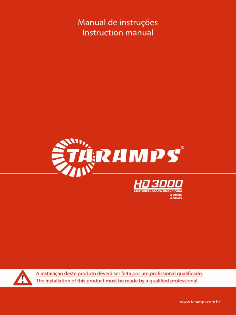 MN - 017058 - R04 - Manual de Instrucao HD 3000 | PDF